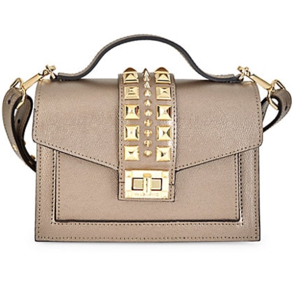 BNWT! Tan Valentino Rock Stud Titti Bag!